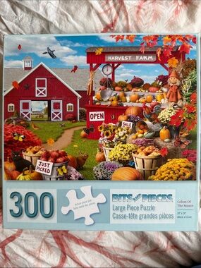 300-Piece Harvest Farm “ Colors of the Season” Puzzle - Multicolor